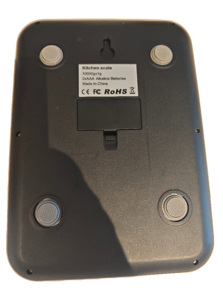 Unspecified 10000gx1g Bathroom Scale AAA Floor Black Plastic - Image 2