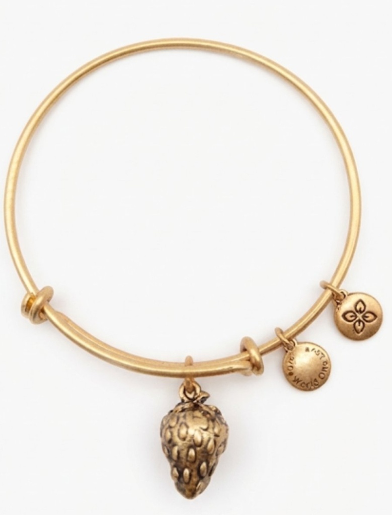 Urban Leaves German Design One World One Love Strawberry Bangle Gold Unisex