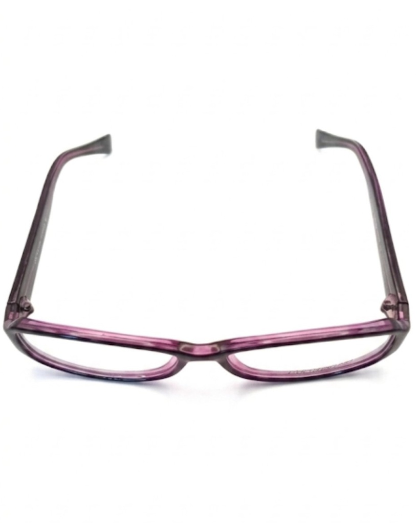 Classique Eyeglasses Frame Rectangle Full-Rim Black Women Acetate