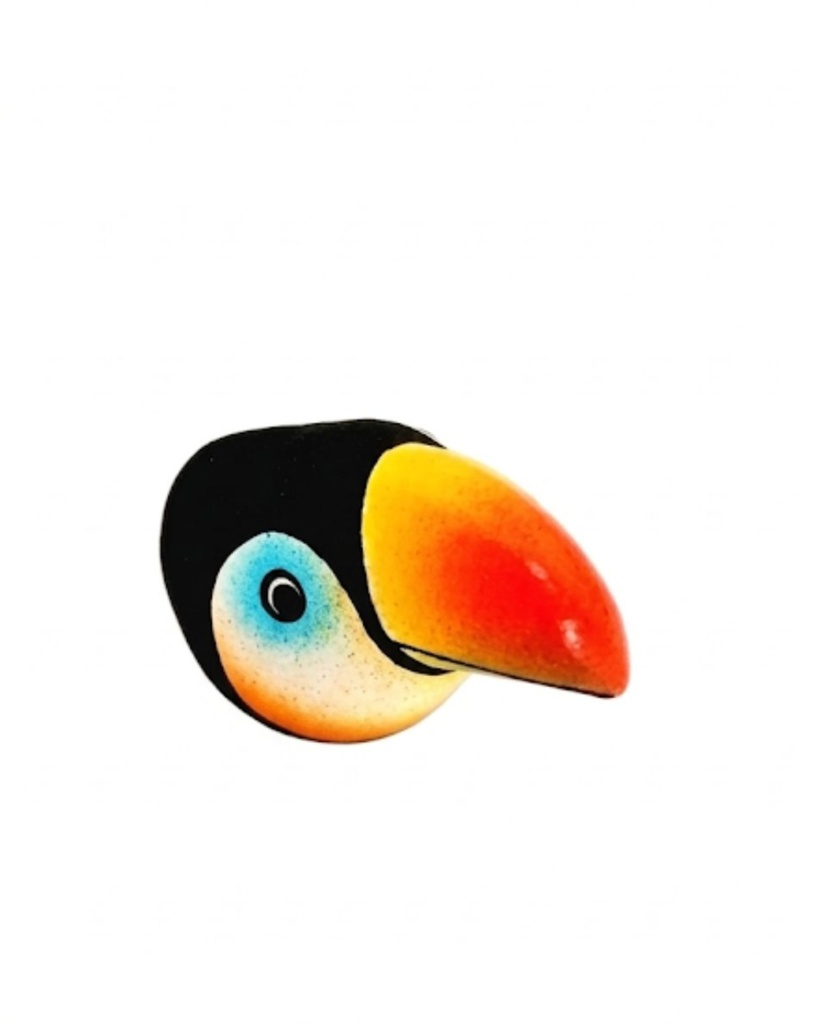 Arteciones Handmade Ceramic Toucan Figurine Hand-Painted Home Decor